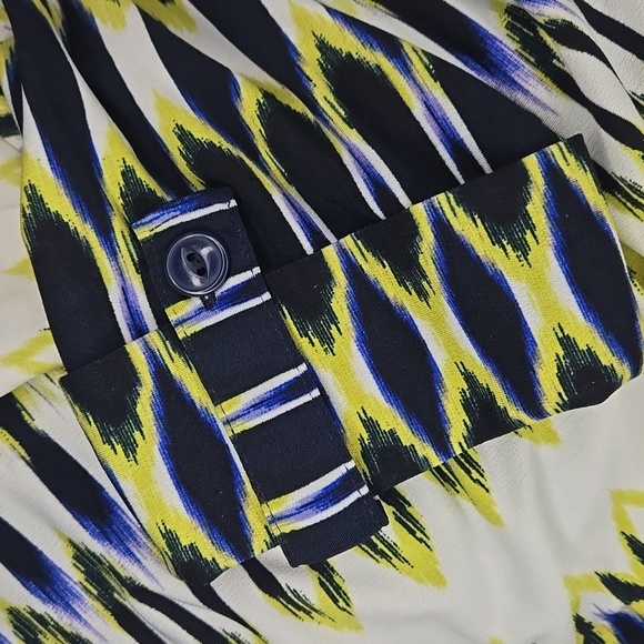 London Times Royal Blue &Gold Dress 14w - Picture 6 of 6